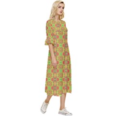 Double Cuff Midi Dress 
