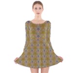 Grey Manor Long Sleeve Velvet Skater Dress