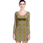 Grey Manor Long Sleeve Velvet Bodycon Dress