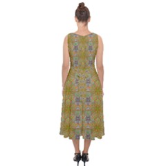 Midi Tie-Back Chiffon Dress 