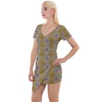 Grey Manor Short Sleeve Asymmetric Mini Dress