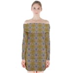 Grey Manor Long Sleeve Off Shoulder Dress