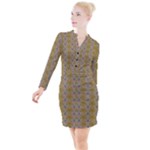 Grey Manor Button Long Sleeve Dress