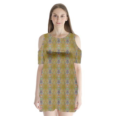Grey Manor Shoulder Cutout Velvet One Piece from ArtsNow.com