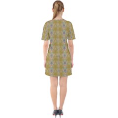 Sixties Short Sleeve Mini Dress 