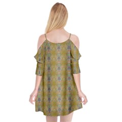Cutout Spaghetti Strap Chiffon Dress 