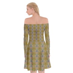 Off Shoulder Skater Dress 