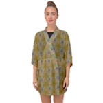 Grey Manor Half Sleeve Chiffon Kimono