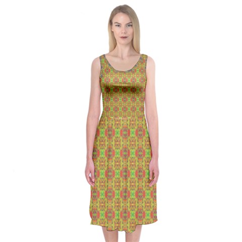 Grey Manor Serious (2) Midi Sleeveless Dress from ArtsNow.com