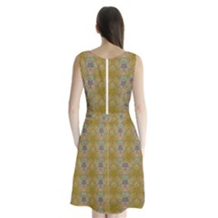 Sleeveless Waist Tie Chiffon Dress 