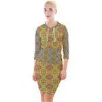 Grey Manor Serious (2) Quarter Sleeve Hood Bodycon Dress