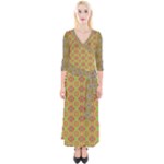 Grey Manor Serious (2) Quarter Sleeve Wrap Maxi Dress