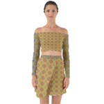 Grey Manor Serious (2) Off Shoulder Top with Skirt Set