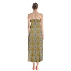 Button Up Chiffon Maxi Dress 