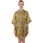 Grey Manor Serious (2) Half Sleeve Satin Kimono 