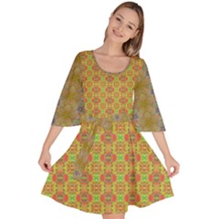 Velour Kimono Dress 