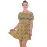 Grey Manor Serious (2) Off Shoulder Velour Dress