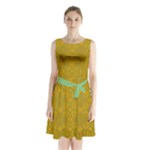 Flower Girl Togo Sleeveless Waist Tie Chiffon Dress