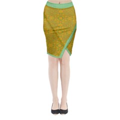 Flower Girl Togo Midi Wrap Pencil Skirt from ArtsNow.com
