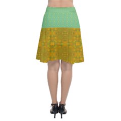 Chiffon Wrap Front Skirt 