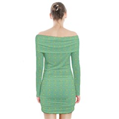 Long Sleeve Off Shoulder Dress 