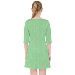 Quarter Sleeve Pocket Dress 