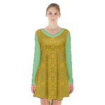 Flower Girl Togo Long Sleeve Velvet V-neck Dress
