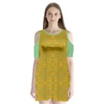 Flower Girl Togo Shoulder Cutout Velvet One Piece