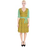 Flower Girl Togo Wrap Up Cocktail Dress