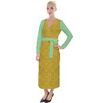 Flower Girl Togo Velvet Maxi Wrap Dress