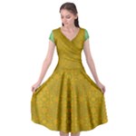 Flower Girl Togo Cap Sleeve Wrap Front Dress