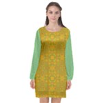 Flower Girl Togo Long Sleeve Chiffon Shift Dress 
