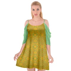 Cutout Spaghetti Strap Chiffon Dress 