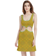 Velour Cutout Dress 
