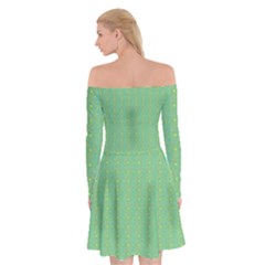 Off Shoulder Skater Dress 
