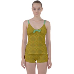 Tie Front Two Piece Tankini 