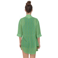 Open Front Chiffon Kimono 