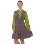 My Arg  Aisle Vib Bibi (2) All Frills Chiffon Dress