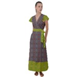 My Arg  Aisle Vib Bibi (2) Flutter Sleeve Maxi Dress