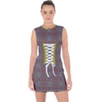 My Arg  Aisle Vib Bibi (2) Lace Up Front Bodycon Dress