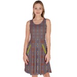 My Arg  Aisle Vib Bibi (2) Knee Length Skater Dress With Pockets