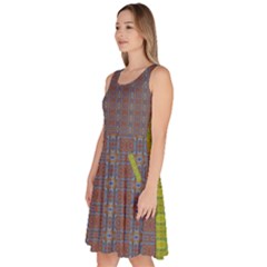 Knee Length Skater Dress With Pockets 