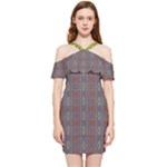 My Arg  Aisle Vib Bibi (2) Shoulder Frill Bodycon Summer Dress