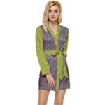 My Arg  Aisle Vib Bibi (2) Long Sleeve Satin Robe