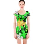 Petals (2) 3021 Short Sleeve Bodycon Dress