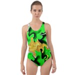 Petals (2) 3021 Cut-Out Back One Piece Swimsuit