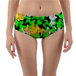 Petals (2) 3021 Reversible Mid-Waist Bikini Bottoms