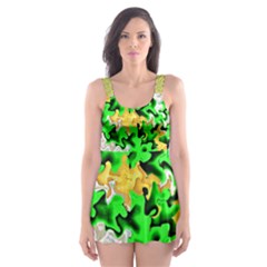 Petals (2) 3021 Skater Dress Swimsuit from ArtsNow.com