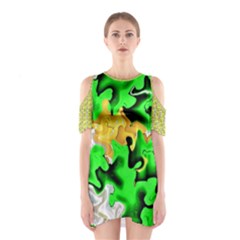 Shoulder Cutout One Piece Dress 