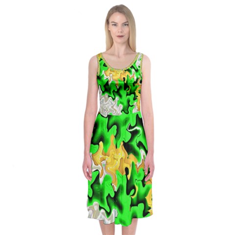 Petals (2) 3021 Midi Sleeveless Dress from ArtsNow.com